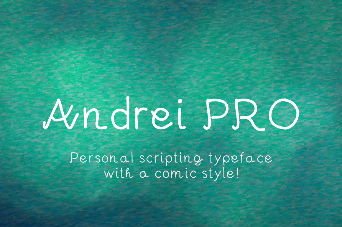 Andrei Font: A Handwritten Typeface for Web Design