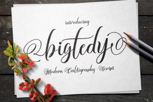 Bigtedy: A Handwritten Font for Makers