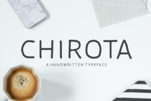 Chirota: A Handwritten Typeface for Editorial Clarity