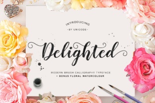 Delighted Font Review: A Modern Script for Branding