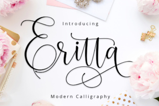 Eritta: A Modern Script Font for Web Design