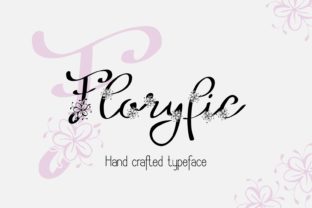 Floryfic: A Floral Script Font for Handmade Makers