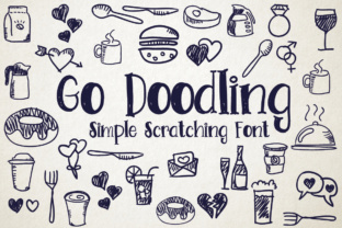 Go Doodling: A Playful Script Font for Editorial Design
