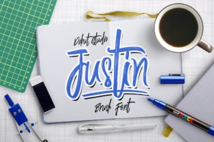 Justin Brush: A Handwritten Font for Branding