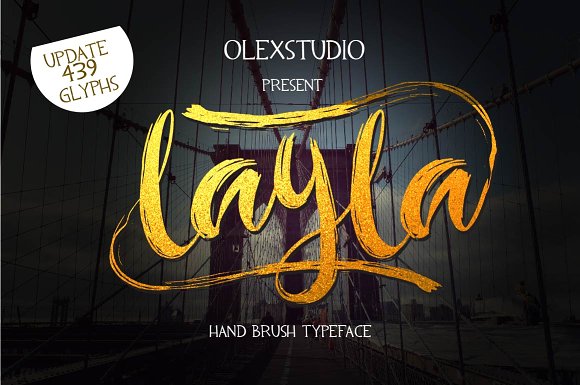 Layla: A Fluid Script Font for Editorial Design