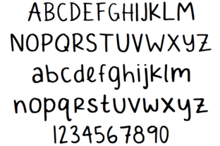 LF Scrawl: The Perfect Handwritten Font for Crafters