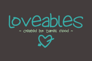 Loveables: A Hand Drawn Font for Branding