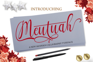 Meutuah Font: A Handwritten Typeface for Crafters