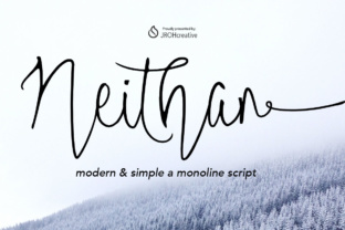 Neithan: A Script Font for Polished Branding