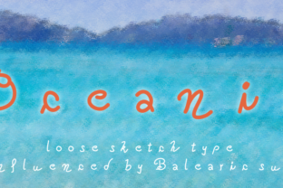 Oceania Font: A Sunny Typeface for Brand Identity