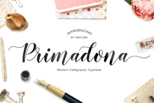 Primadona: A Premium Script Font for Bold Campaigns