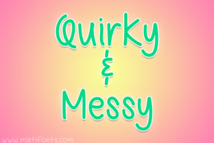 Quirky and Messy: A Playful Handwritten Font for Crafters