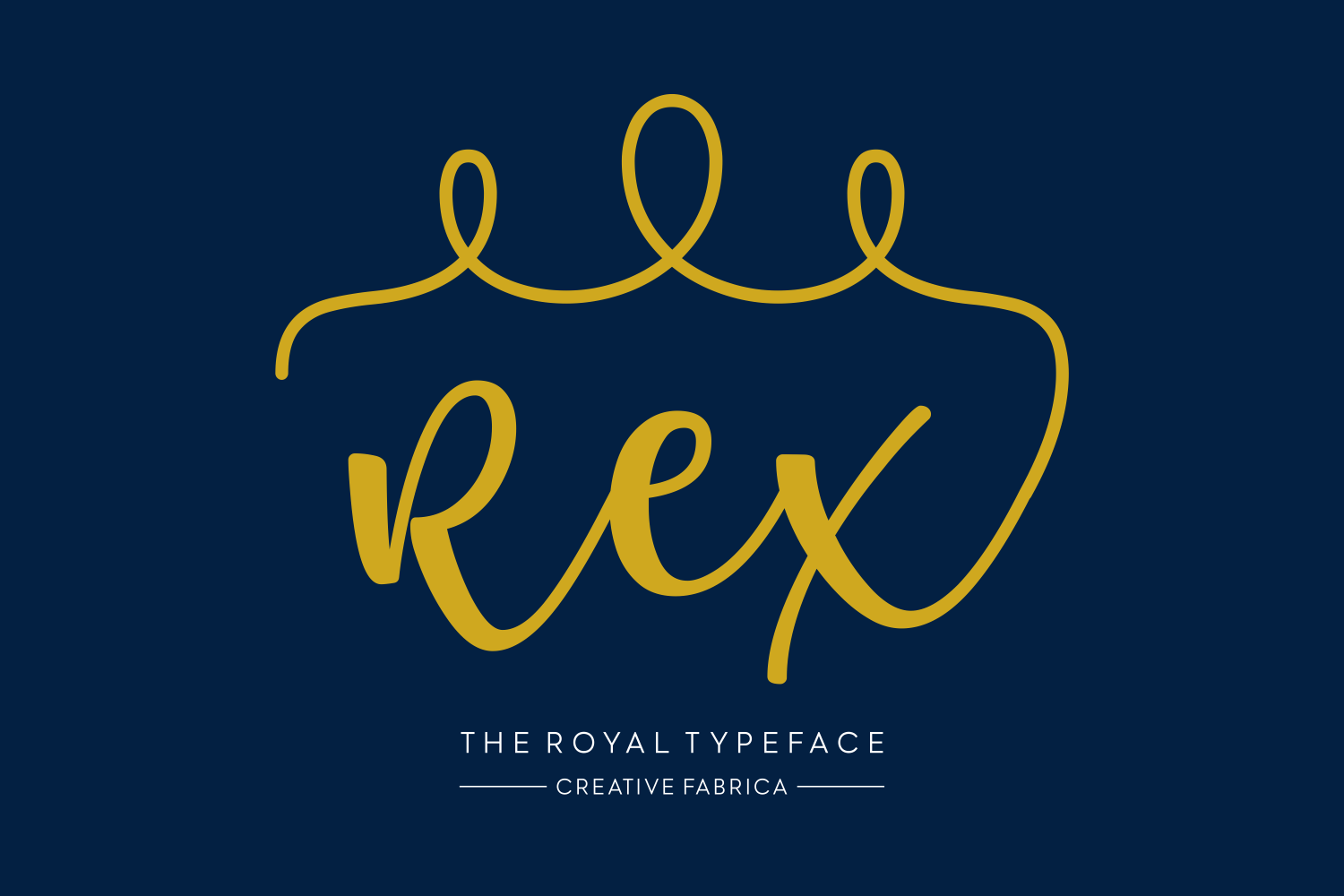 Rex Typeface: Royal Script for Modern Web Design