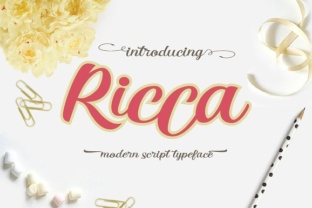 Ricca: A Handwritten Font for Social Campaigns