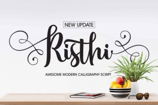 Risthi: A Modern Script Font for Campaigns