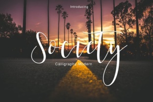 Society Font: A Hand-Brushed Typeface for Editorial Design