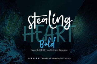 Stealing Heart Bold Typeface for Branding