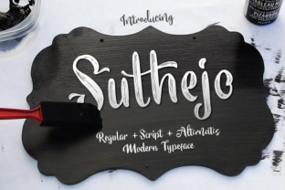 Suthejo: The Script Font That Elevates Brand Identity