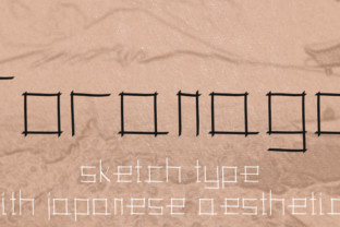 Toranaga Typeface: A Sketch Font for Editorial Design