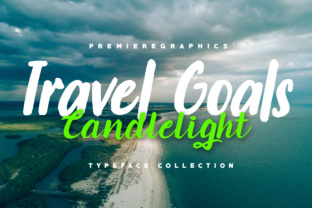 Travel Goals Candlelight: A Bold Font for Campaigns