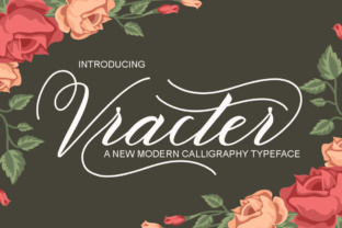 Vracter: A Script Font for Editorial Design