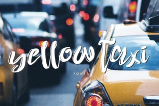Yellow Taxi: A Handcrafted Font for Makers